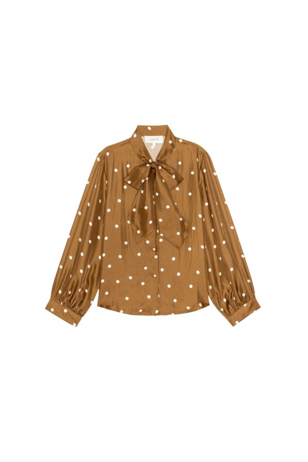 The Great. The Zenith Top - Copper Bubble Dot