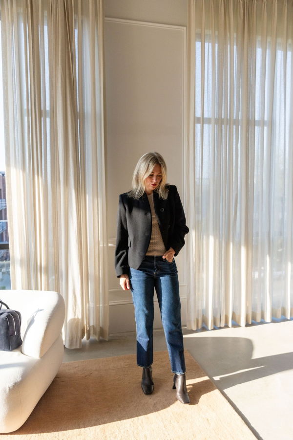 House of Dagmar Dagmar Short Curved Jacket