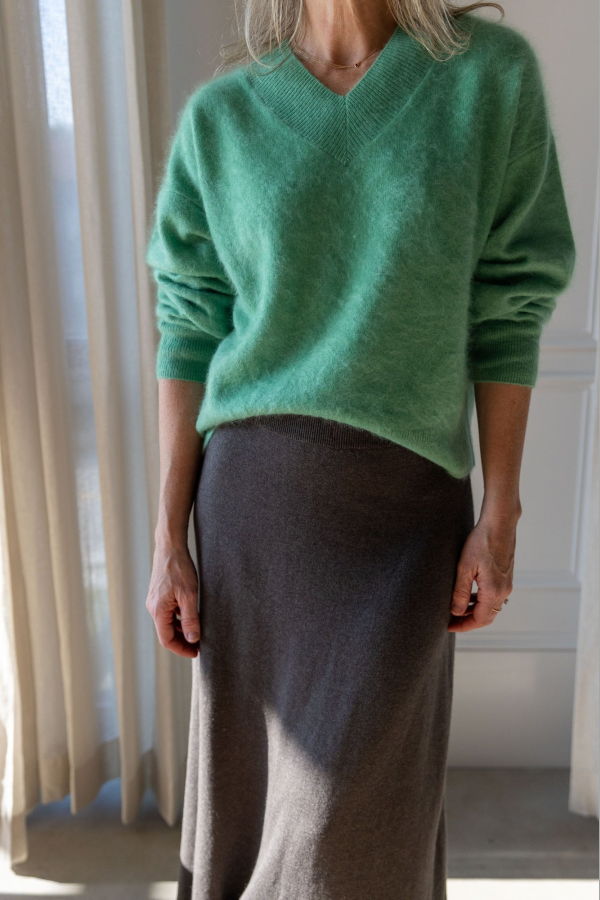 Guest in Residence Grizzly Double V Sweater