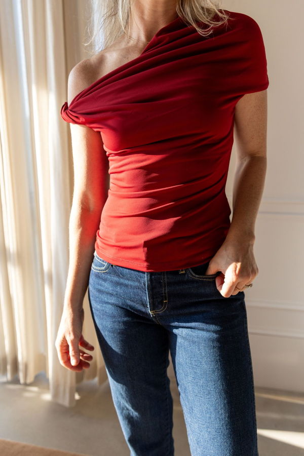 PARIS GEORGIA Ida Top - Rhubarb