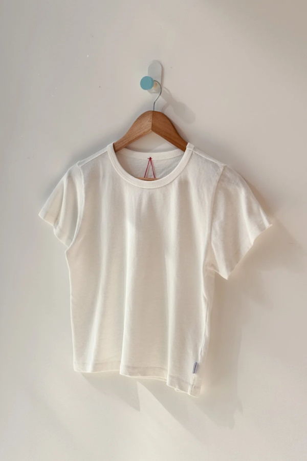 Le Bon Shoppe The Little Boy Tee - Vintage White