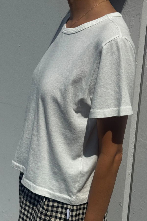 Le Bon Shoppe The Little Boy Tee - Vintage White