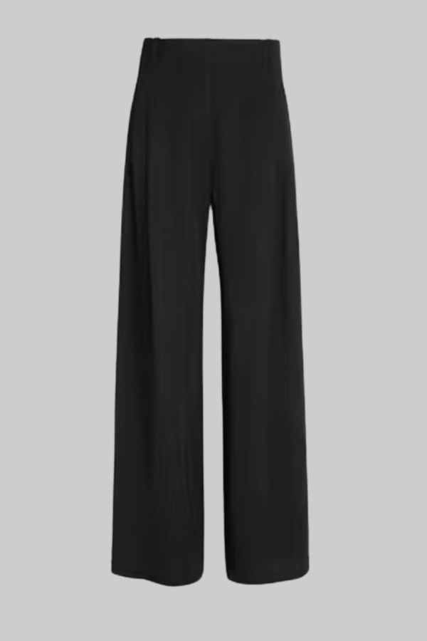 Proenza Schouler Aria Pant in Merino Wool - Black
