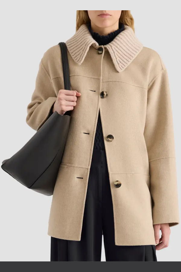 Proenza Schouler Lisa Double-Faced Jacket - Oat