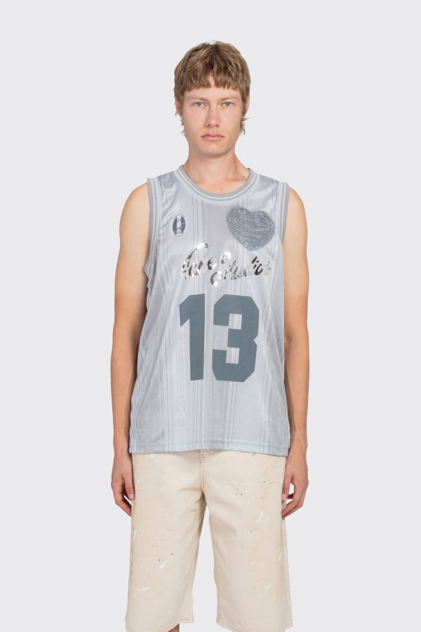 Acne Studios Sports Jersey Tank Top - Gray