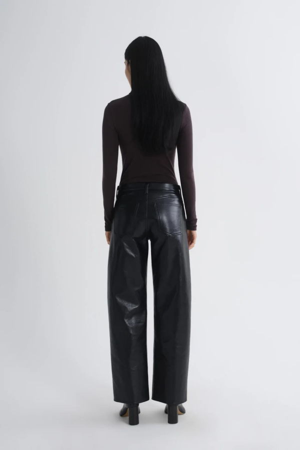 AGOLDE Arc 32" Recycled Leather Jeans