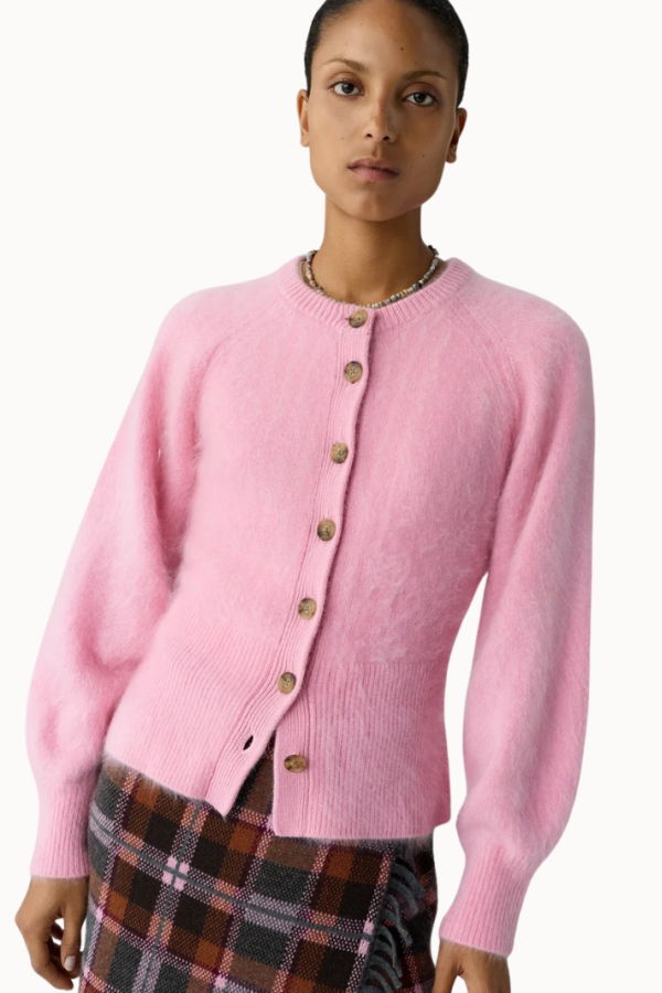 Guest in Residence Grizzly Sculpted Cardigan - Sprinkle