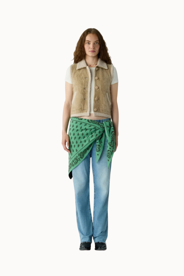 Guest in Residence Grizzly Wrangler Vest - Camel