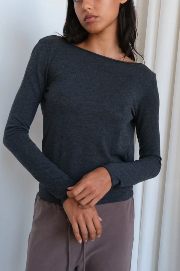 Geel Farra Sweater - Charcoal