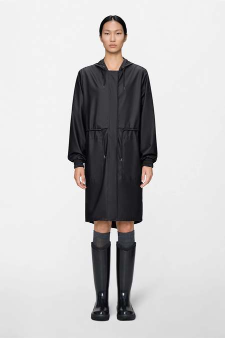 Yume Yume Nylon Zip-up Coat - Black | Garmentory
