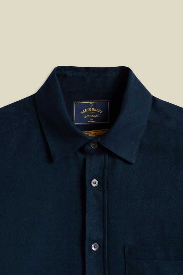 Portuguese Flannel Espiga Green Shirt