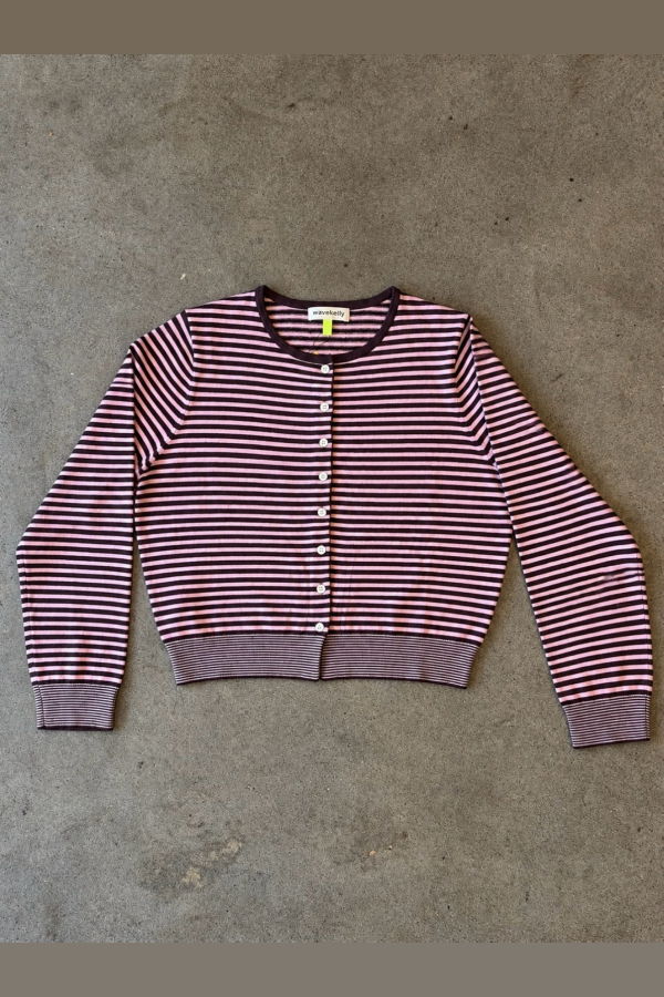 WAVEKELLY The Island Stripe Cardigan