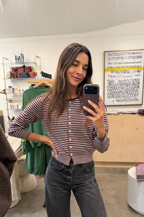 WAVEKELLY The Island Stripe Cardigan