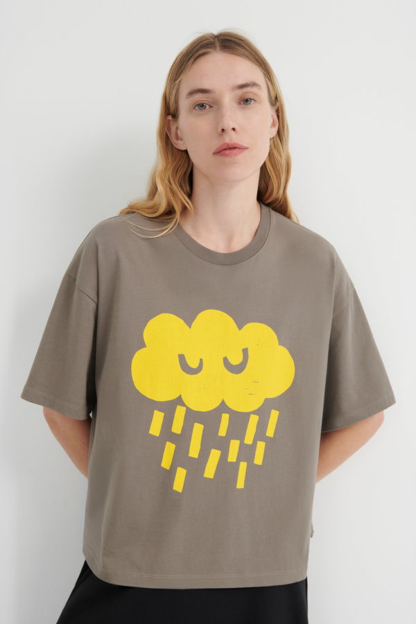 Kowtow Archive Cloud Tee - Flint