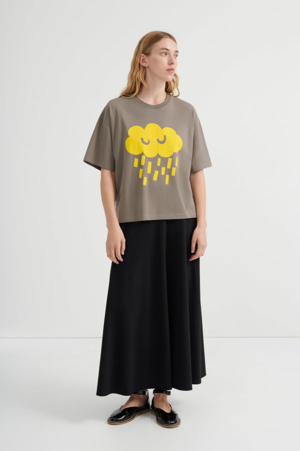 Kowtow Archive Cloud Tee - Flint