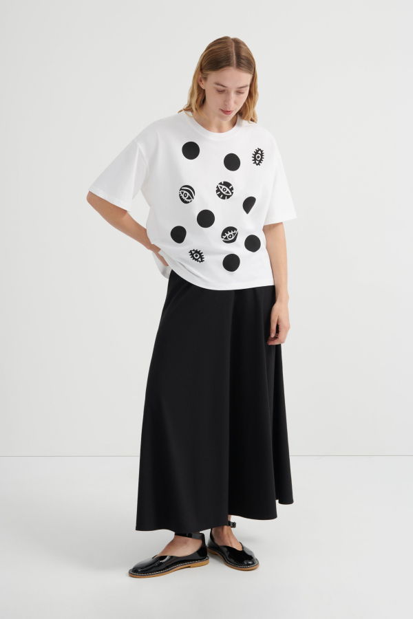 Kowtow Archive Eye Tee - White