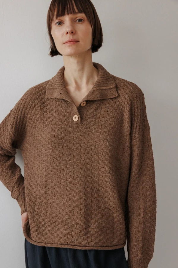 Wol Hide Lattice Henley