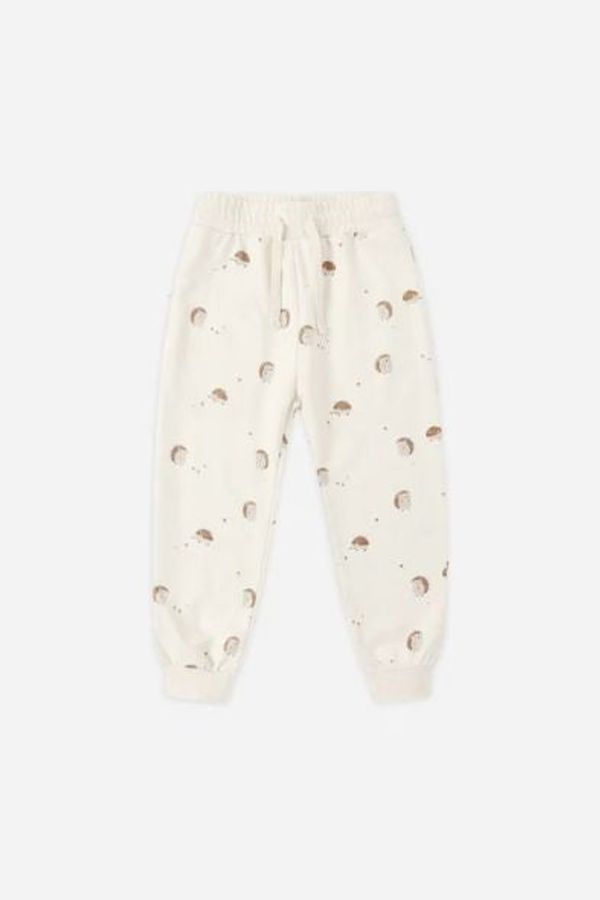 KIDS Rylee + Cru Hedgehog Jogger Sweatpants - Natural