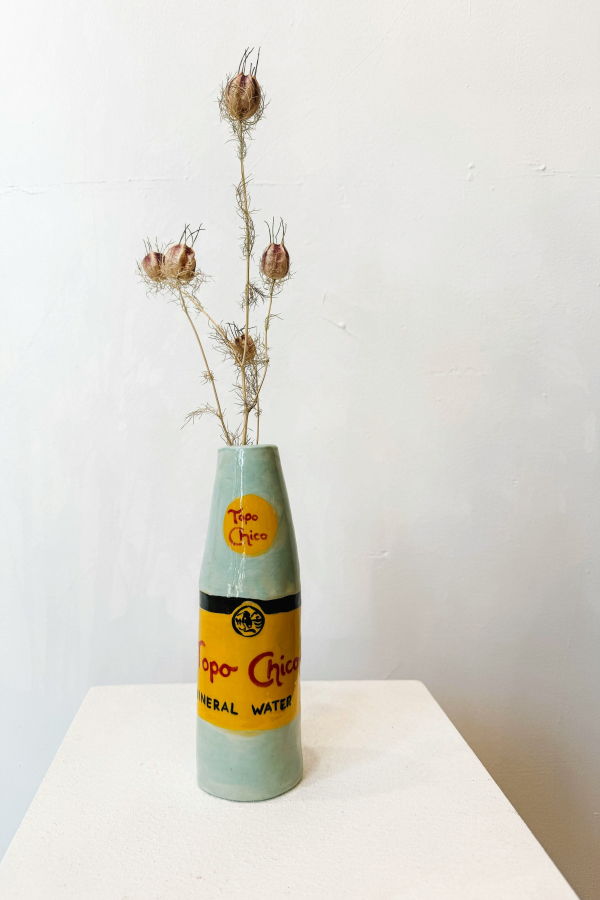 Rosehound Apparel Ceramic Topo Chico Vase