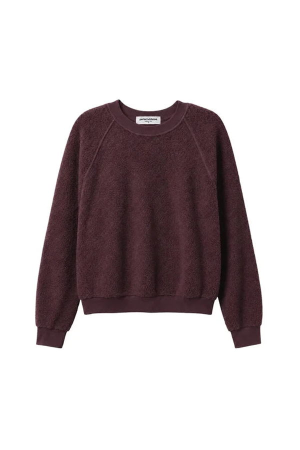 Perfect White Tee Ziggy Reverse Fleece Crewneck Sweatshirt