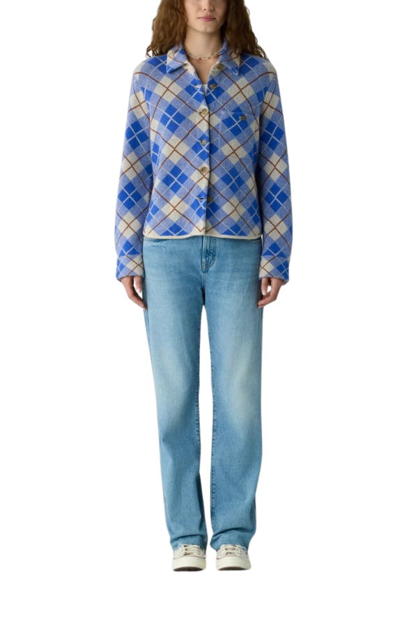 Guest in Residence Dylan Plaid Shirt - Reservoir Combo