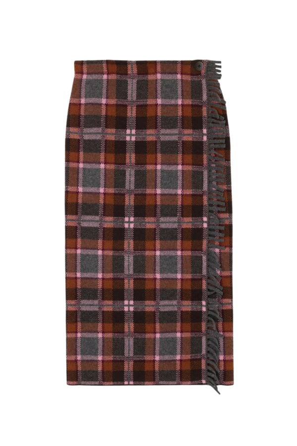 Guest in Residence Tartan Wrap Skirt - Sprinkle Combo