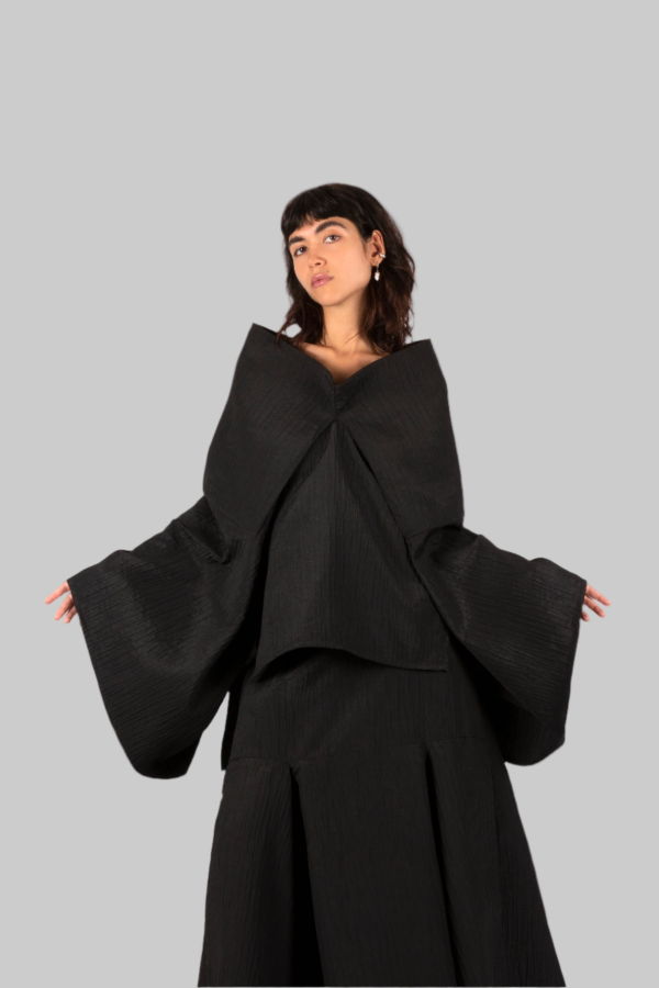 Solouk Nocturnal Flow Blouse - Black