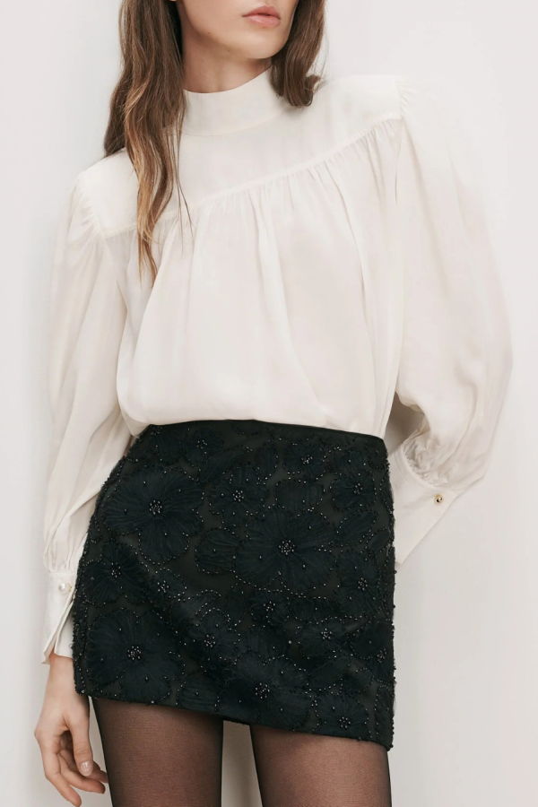 Veronica Beard Brooks Top - Dove