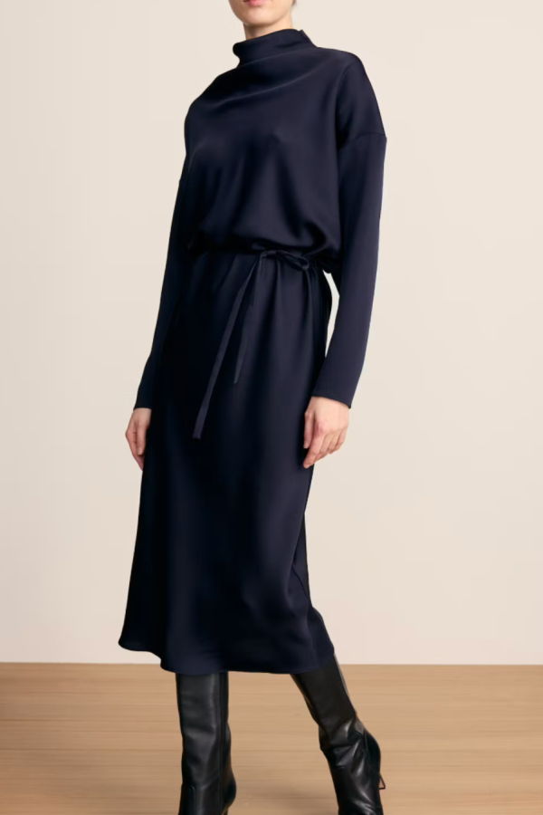 Veronica Beard Kingsley Midi Dress - Navy