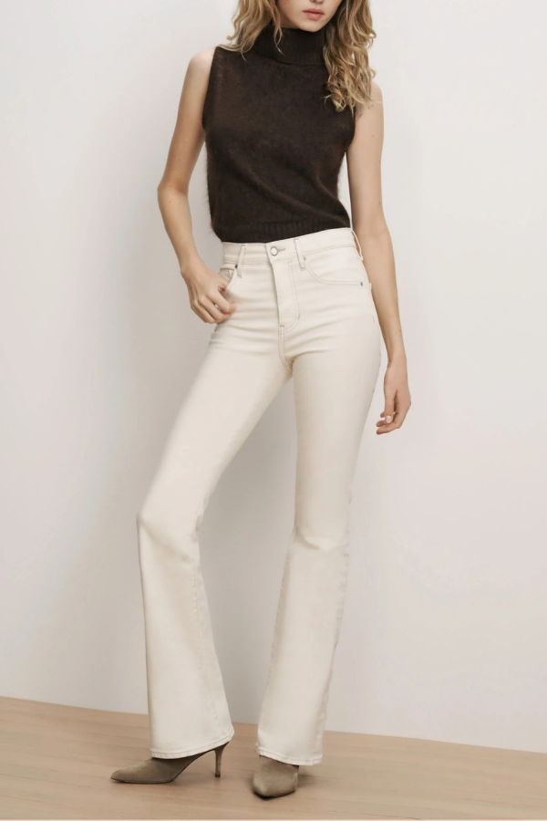 Veronica Beard Mazzy Brushed Cashmere Sleeveless Sweater - Espresso