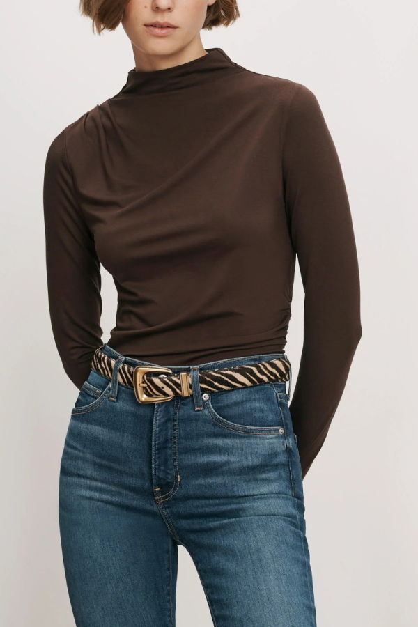 Veronica Beard Mylie Top - Espresso