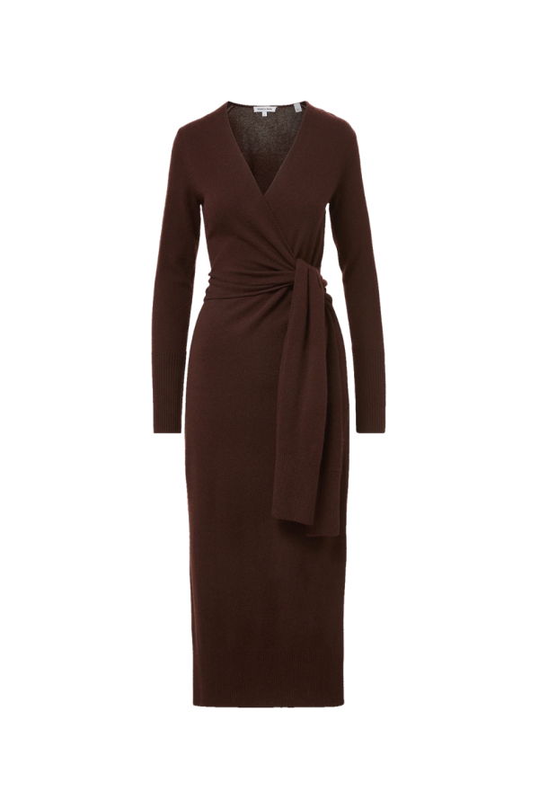 Veronica Beard Salomez Knit Dress - Espresso