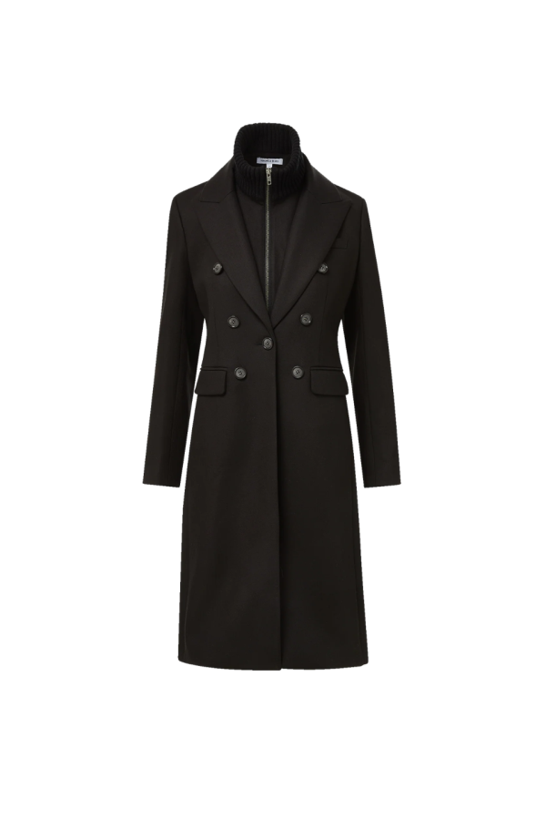 Veronica Beard Stryder Dickey Coat - Black