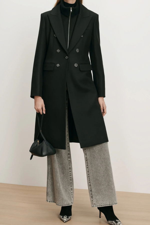 Veronica Beard Stryder Dickey Coat - Black