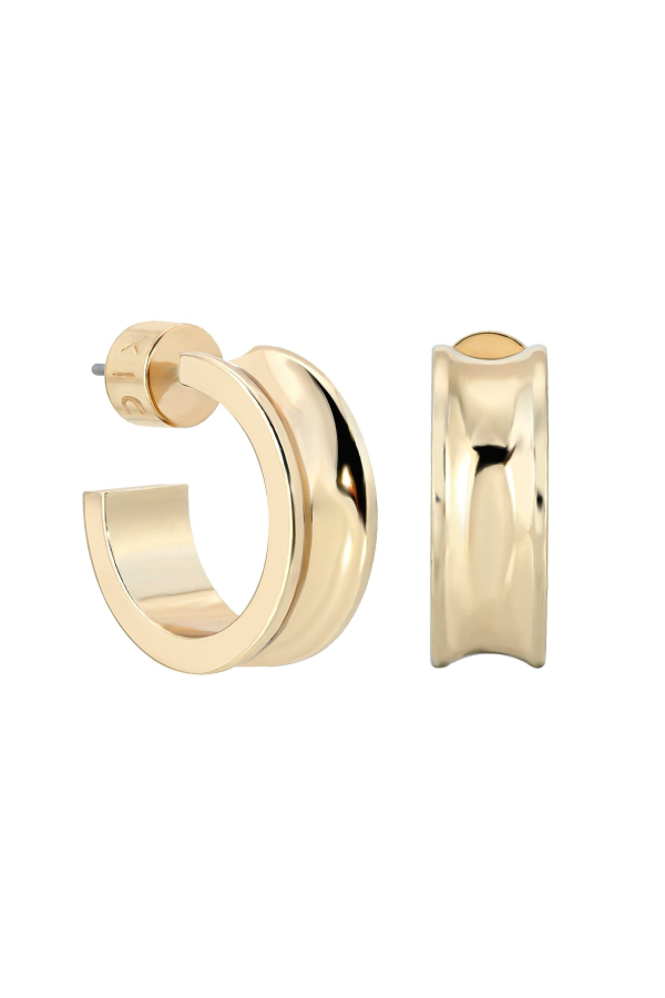 Eklexic Jewelry Mini Concave Hoops