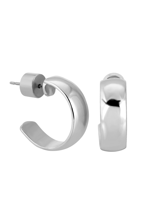 Eklexic Jewelry Mini Domed Hoops
