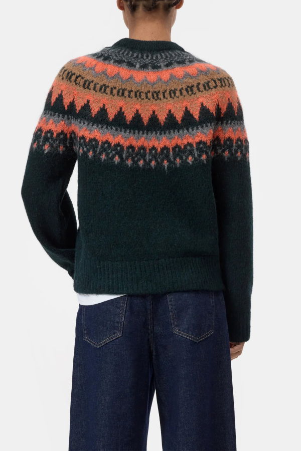 Closed Crew Neck Sweater - Shadow Green