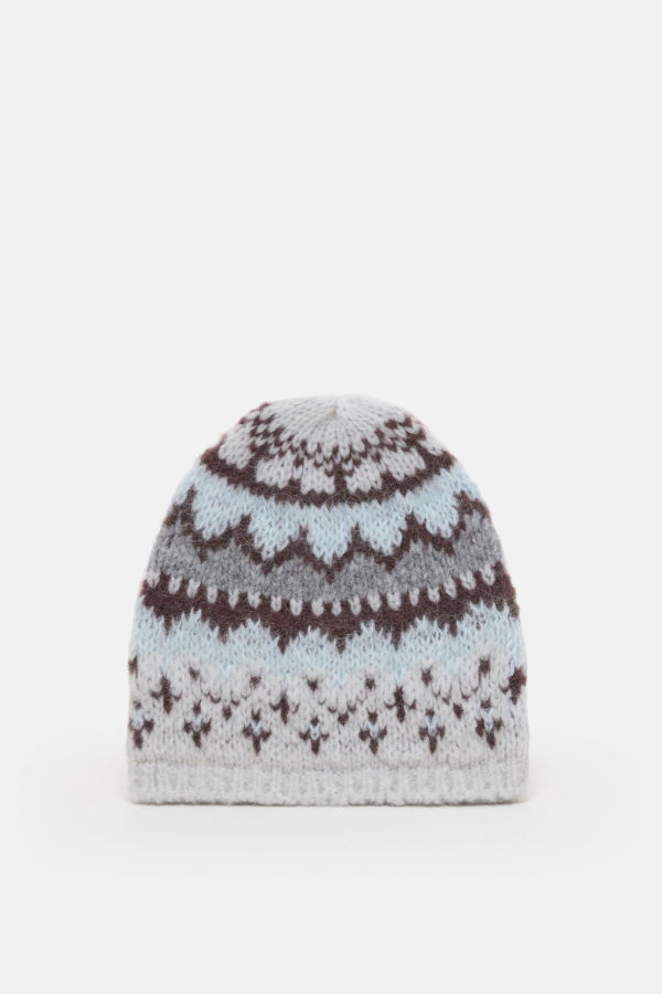 Closed Norwegian Hat - Cloud Cream