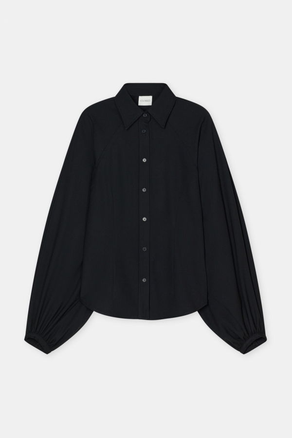Closed Raglan Shirt - Black