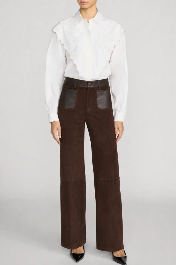 FRAME Denim The Equestrian Shirt - White