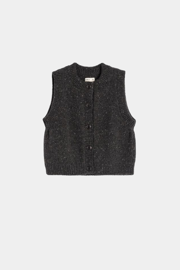 Girls of Dust Welsh Vest - Asphalt