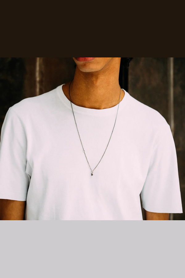 Werkstatt Munchen Mini Skull Necklace - Silver