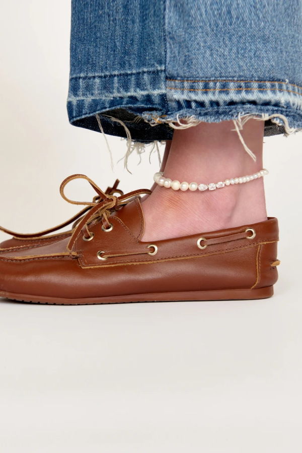 Eliou Branca Anklet