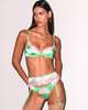 fleur du mal Juliet Lace Demi Underwire Bra - Pastel Lime - Thumbnail 3