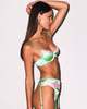 fleur du mal Juliet Lace Demi Underwire Bra - Pastel Lime - Thumbnail 4