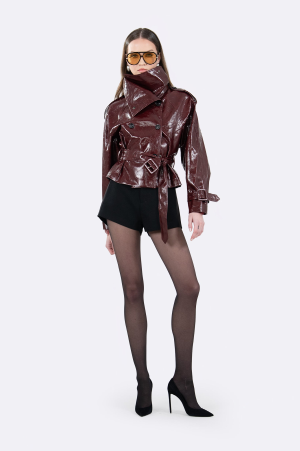 Nonchalant Label Cassidy Jacket - Ruby