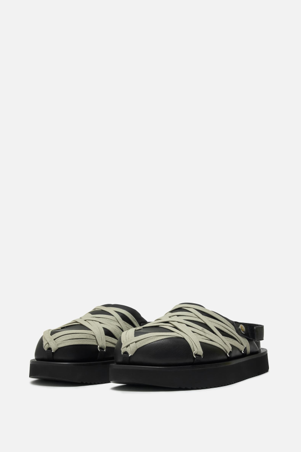 Rick Owens Padded Megalace Platform Mule