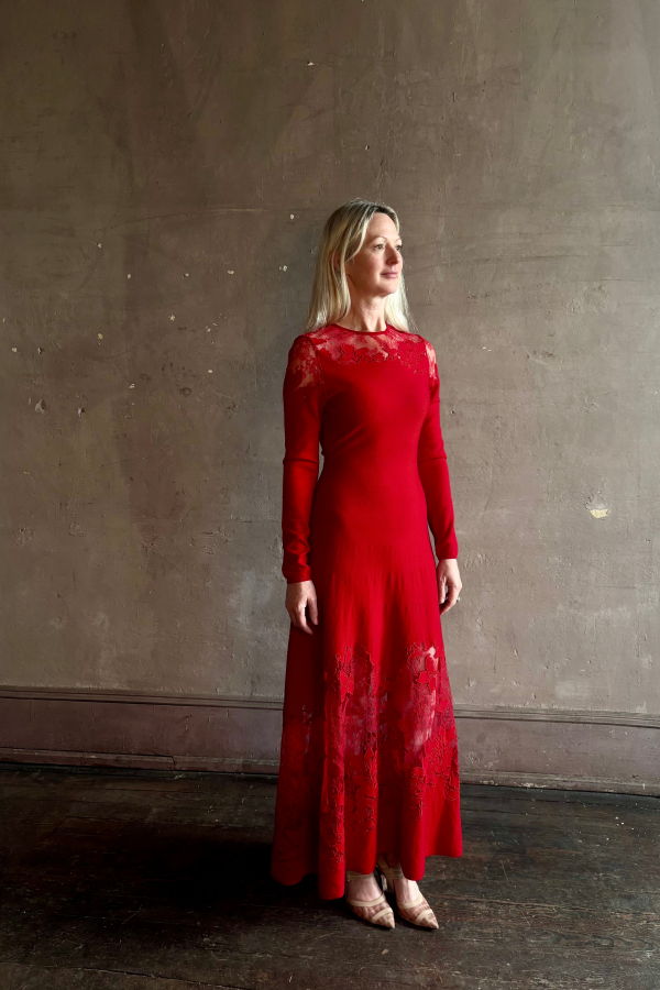 Ulla Johnson Clemence Long Sleeve Lace Dress