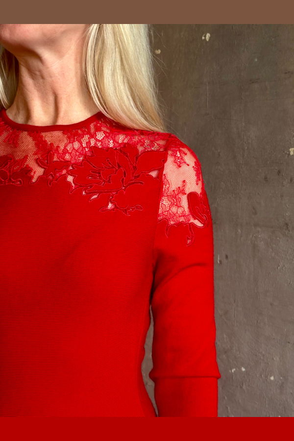 Ulla Johnson Clemence Long Sleeve Lace Dress