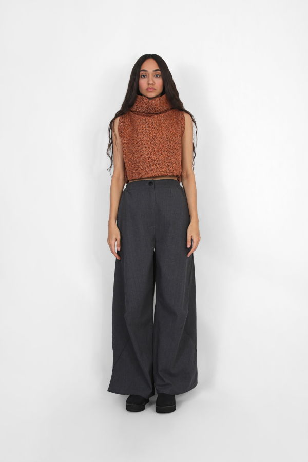 Solouk Echo Cowl Top Vest